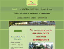 Tablet Screenshot of gardencenter.fr